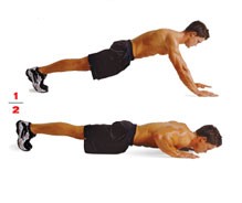 Módosított fekvőtámasz